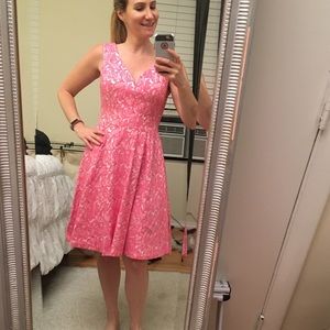 LIKE NEW! Perfect Pink Summer Dress Anthropologie
